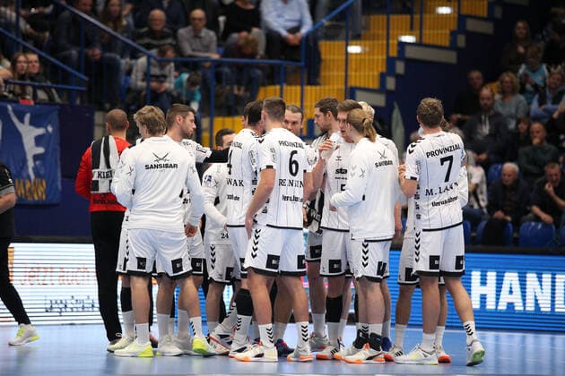 Auszeit THW Kiel GER, Handball, 1. Bundesliga, TBV Lemgo Lippe gegen THW Kiel, 06.10.2019 Lemgo Copyright: xEIBNER JanxStrohdiekx EP_JSK