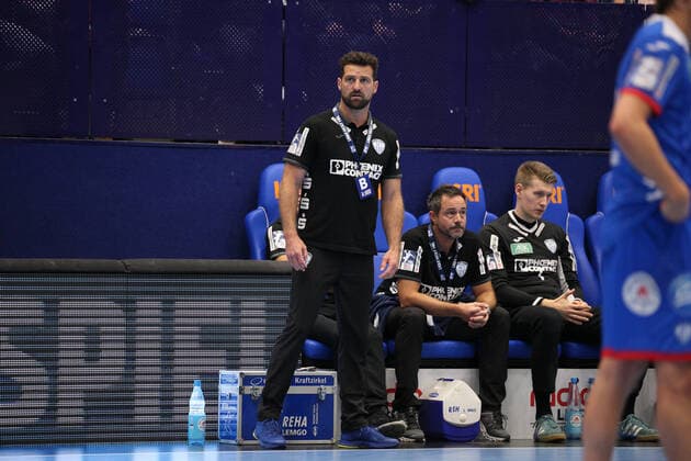 Florian Kehrmann (Trainer TBV Lemgo Lippe) GER, Handball, 1. Bundesliga, TBV Lemgo Lippe gegen THW Kiel, 06.10.2019 Lemgo Copyright: xEIBNER JanxStrohdiekx EP_JSK