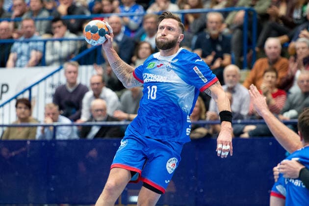 Lemgo, Deutschland 06.10.2019: 1. Handball-Bundesliga - 2019 2020 - TBV Lemgo Lippe vs. THW Kiel Fabian van Olphen (Lemgo) Lemgo Nordrhein-Westfalen Deutschland Phoenix Contact Arena