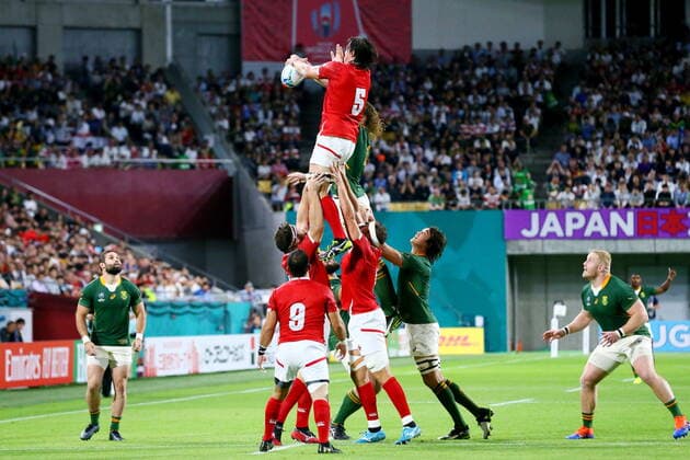 Canada team group, Mannschaftsbild, Totale (CAN), OCTOBER 8, 2019 - Rugby : 2019 Rugby World Cup Pool B match between South Africa 66-7 Canada at Kobe Misaki Stadium in Kobe, Hyogo, Japan.  (114032255)