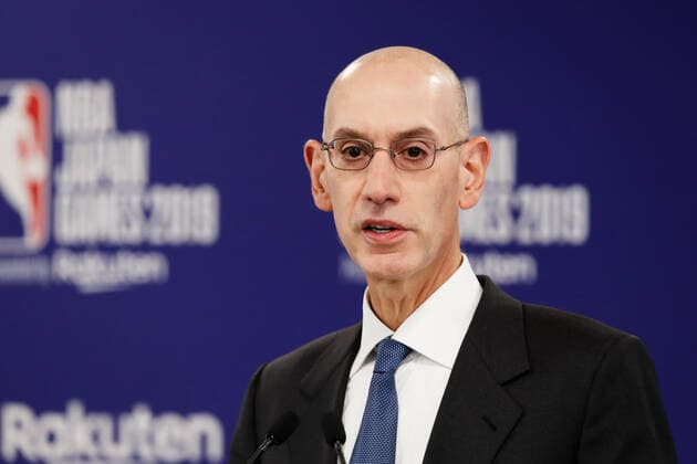 Adam Silver, OCTOBER 8, 2019 - Basketball : NBA, Basketball Herren, USA Japan Games 2019 press conference, PK, Pressekonferenz at Saitama Super Arena in Saitama, Japan. Noxthirdxpartyxsales  (114020652)