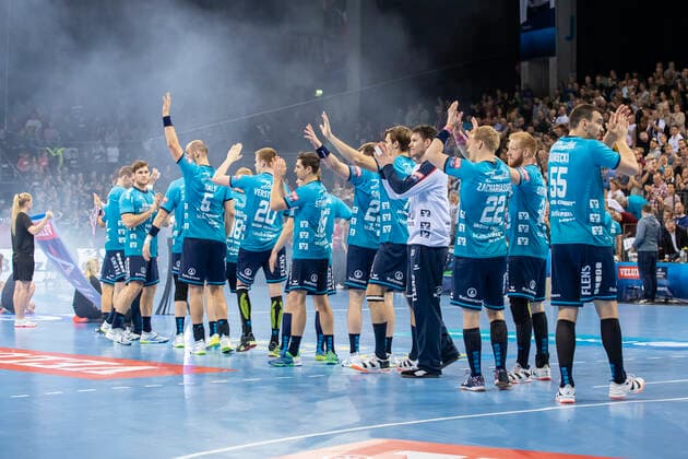SG Flensburg-Handewitt vs HC PPD Zagreb, Handball, VELUX EHF Champions League Gruppenphase, Flensburg; 09.10.19 Team SG Flensburg-Handewitt Copyright: xBEAUTIFULxSPORTS MarioxM.xKobergx