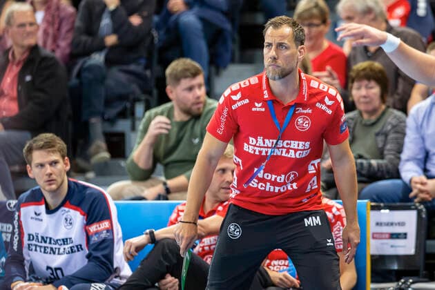 SG Flensburg-Handewitt vs HC PPD Zagreb, Handball, VELUX EHF Champions League Gruppenphase, Flensburg; 09.10.19 Maik Machulla (SG Flensburg-Handewitt, Trainer) Copyright: xBEAUTIFULxSPORTS MarioxM.xKobergx
