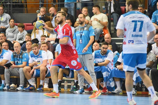 Fabian van Olphen (TVB Lemgo-Lippe 10) Handball, Maenner, DKB , LIQUI MOLY Handball Bundesliga, 10.10.2019, Foto:TBaur Eibner TVB 1898 Stuttgart vs. TBV Lemgo-Lippe Stuttgart Copyright: xEIBNER TobiasxBaurx EP_TBR