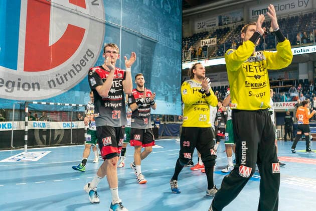 10.10.2019 Handball, 1. Bundesliga: HC Erlagen - FRISCH AUF! Goeppingen, 3. Spieltag, Saison 2019 20 - Handball, 1 Bundesliga HC Erlagen - HHC Erlagen - FRISCH AUF! Goeppingen, 3 Matchday on 10 10 2019, Season 2019 20 Copyright: HMBxMedia BorisxSchumacher