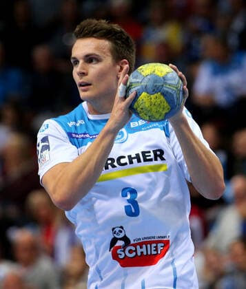 BAU 10.10.2019 Stuttgart Handball TVB Stuttgart vs. TBV Lemgo Lippe, Max Häfner (TVB)