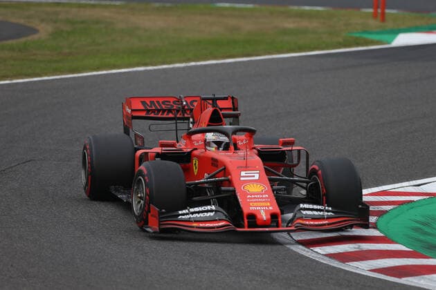 Photo4 LaPresse 11 10 2019 Suzuka, Japan Grand Prix Formula One Japan 2019 In the pic: free Practice 1, Sebastian Vettel (GER) Scuderia Ferrari SF90  Copyright: xPhoto4 LaPressex