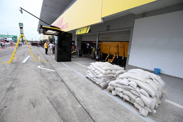 Sport Bilder des Tages Photo4 LaPresse 11 10 2019 Suzuka, Japan Grand Prix Formula One Japan 2019 In the pic: Preparation for Typhoon Hagibis  Copyright: xPhoto4 LaPressex