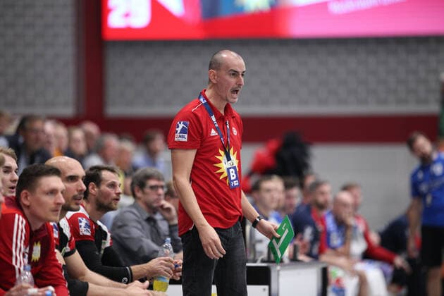 Emir Kurtagic (Trainer TuS N-Luebbecke) GER, Handball, 2. Bundesliga, TuS N-Luebbecke gegen TV 05 07 Huettenberg, 12.10.2019 Luebbecke Copyright: xEIBNER JanxStrohdiekx EP_JSK