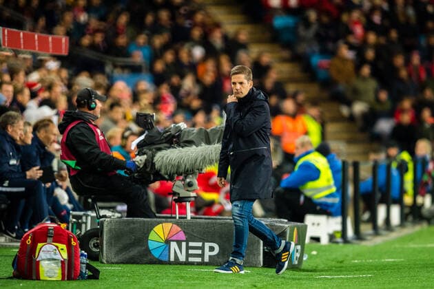 191012 Robert Moreno, head coach of Spain, during the UEFA EURO, EM, Europameisterschaft,Fussball Qualifier, EM, Europameisterschaft football match between Norway and Spain on October 12, 2019 in Oslo. Photo: Marius Simensen BILDBYRAN Cop 238 bbeng em-kval em-kvalifisering em-kvalik football fotball fotboll landskamp norge norway soccer spain spania spanien uefa euro qualifier Copyright: MARIUSxSIMENSEN BB191012ZO009