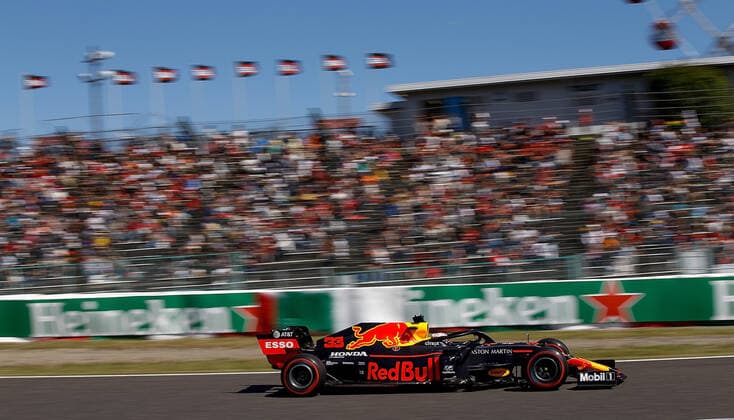 Formula 1 2019 Honda Japanese Grand Prix 13.10.2019, Suzuka International Racing Course, Suzuka, Formula 1 2019 Honda Japanese Grand Prix , im Bild Max Verstappen (NEL 33), Aston Martin Red Bull Racing