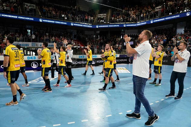13.10.2019 Handball, 1. Bundesliga: HC Erlangen - Rhein-Neckar Loewen 9. Spieltag, Saison 2019 20 - Handball, 1 Bundesliga HC Erlangen - Rhein-Neckar Loewen, 9 Matchday on 13 10 2019, Season 2019 20 Foto: Schumacher - - Copyright: HMBxMedia BorisxSchumacher