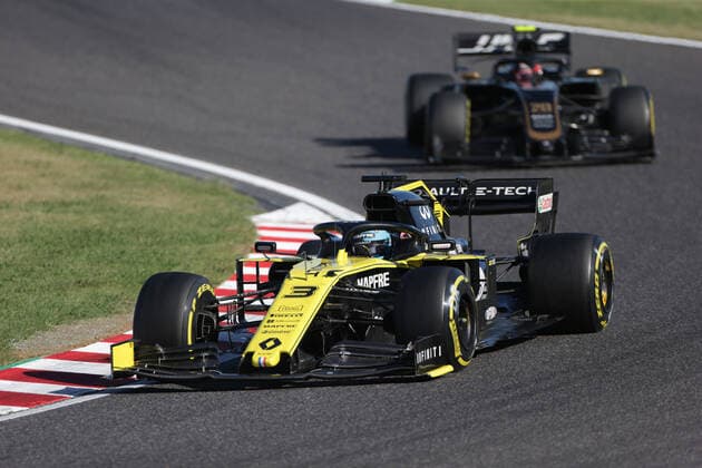 Photo4 LaPresse 13 10 2019 Suzuka, Japan Grand Prix Formula One Japan 2019 In the pic: race, Daniel Ricciardo (AUS) Renault Sport F1 Team RS19  Copyright: xphoto4 Lapressex
