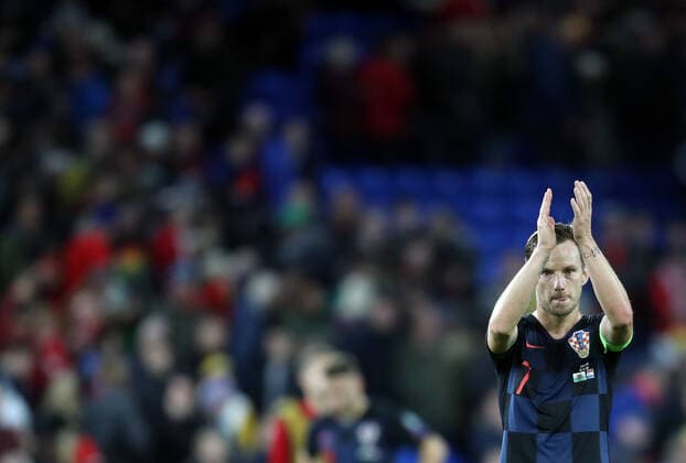 PXL_Croatia_Wales 13.10.2019., Stadium Cardiff City, Cardiff, Wales - Qualifications for European Championship, EM, Europameisterschaft group E, round 7 , Croatia - Wales. Ivan Rakitic  SanjinxStrukic PIXSELL