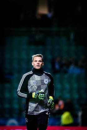 October 13, 2019, Tallinn, Harjumaa, Estonia: Manuel Neuer (1) of Germany on warm-up during the Euro 2020 qualifiers game between Estonia and Germany at A. le Coq Arena. Estonia vs Germany in Tallinn, Estonia - 13 Oct 2019 - ZUMAs197 20191013_zaa_s197_296 Copyright: xHendrikxOsulax