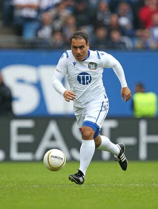 13.10..2019, Fussball Abschiedsspiel Rafael van der Vaart, Rafa s HSV Stars - Rafa s All Stars im Volksparkstadion Hamburg. Mehdi Mahdavikia (Rafa s HSV Stars)
