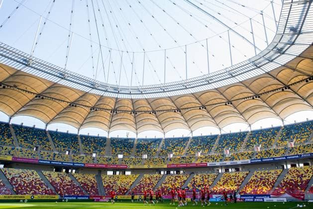 191014 Players of Norway during a training session on October 14, 2019 at Arena Nationala in Bucharest. Photo: Vegard Wivestad Grott BILDBYRAN kod VG 170425 bbeng fotball football fotboll UEFA EURO, EM, Europameisterschaft,Fussball 2020 em-kvalifisering em-kvalik bucuresti romania rumänien norge norway trening träning training arena Copyright: VEGARDxWIVESTADxGRoTT BB191014VG018