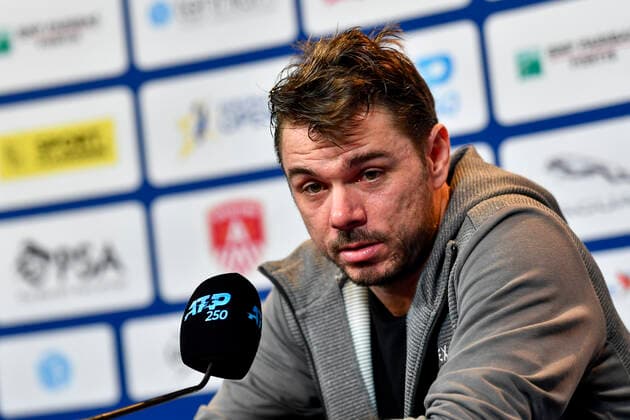 Sport Bilder des Tages Swiss Stanislas Wawrinka pictured during the media day at the European Open ATP, Tennis Herren Antwerp tennis tournament, Monday 14 October 2019 in Antwerp. This year s edition of the tournament is taking place from 14 to 20 October. DIRKxWAEM  x05686711x
