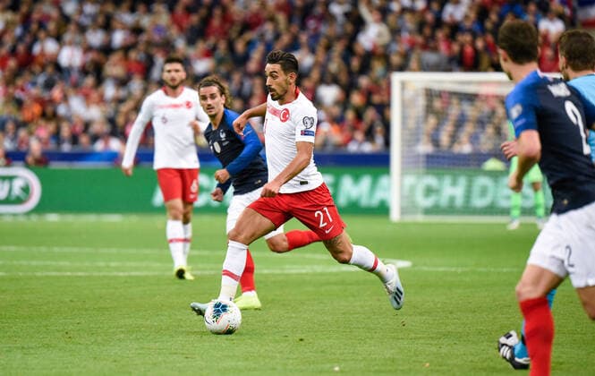 Irfan Can Kahveci ( 21 - Turquie ) FOOTBALL : France vs Turquie - Saint Denis - 14 10 2019 FedericoPestellini Panoramic 