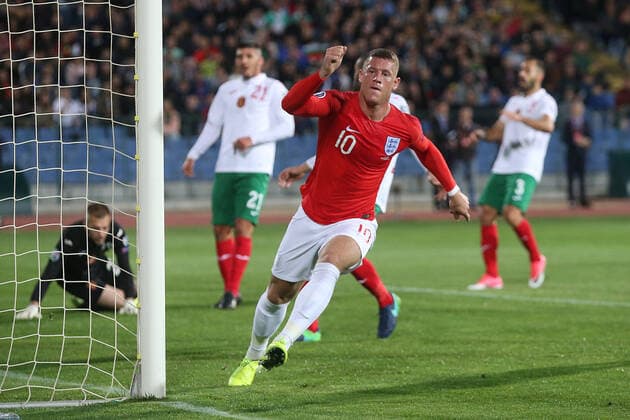 Bulgaria v England UEFA EURO, EM, Europameisterschaft,Fussball 2020 Qualifiers Ross Barkley of England celebrates scoring his sides 2nd goal during the UEFA Euro 2020 Qualifiers match at Vasil Levski National Stadium, Sofia Content Not Available For UK Newspapers Copyright: xPaulxChestertonx FIL-13742-0040