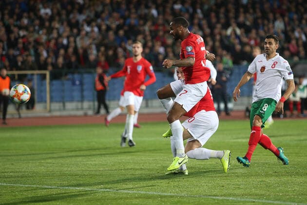 Bulgaria v England UEFA EURO, EM, Europameisterschaft,Fussball 2020 Qualifiers Ross Barkley of England scores his sides 3rd goal during the UEFA Euro 2020 Qualifiers match at Vasil Levski National Stadium, Sofia Content Not Available For UK Newspapers Copyright: xPaulxChestertonx FIL-13742-0062