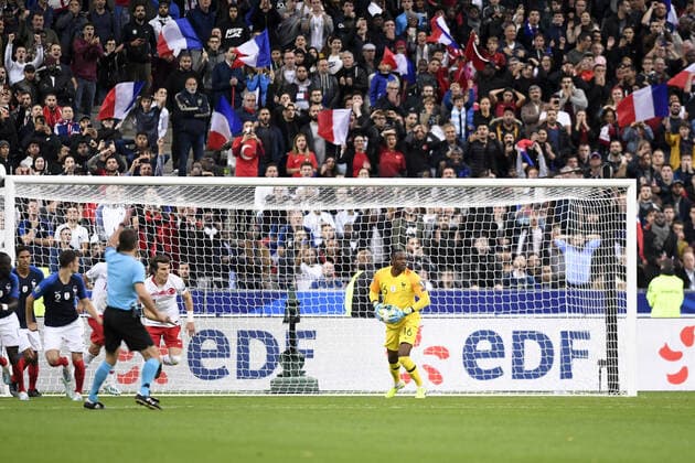 16 STEVE MANDANDA (FRA) FOOTBALL : France vs Turquie - Qualifications Euro 2020 - 14 10 2019 AnthonyBIBARD FEP Panoramic 