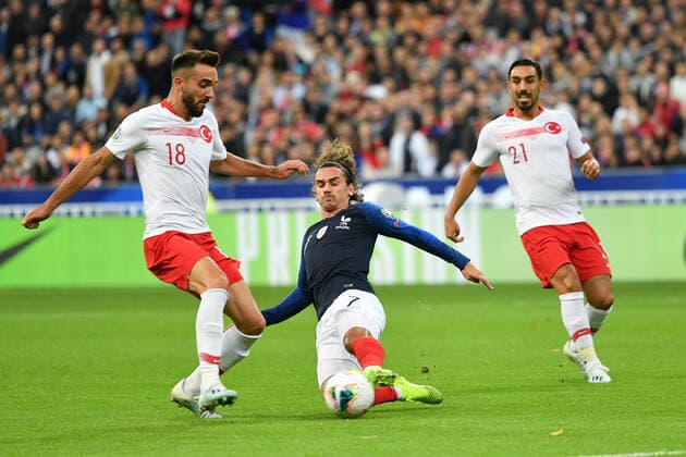 FRANCE TURKEY EURO 2020 Antoine Griezmann during the France-Turkey match, on October 14, 2019, at the Stade de France for the qualifications of Euro 2020.  JulienxMattiax xLexPictorium LePictorium_0216521