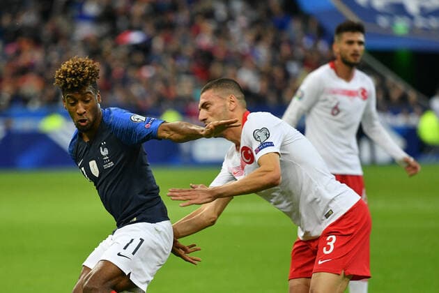 FRANCE TURKEY EURO 2020 Kingsley Coman during the France-Turkey match, on October 14, 2019, at the Stade de France for the qualifications of Euro 2020.  JulienxMattiax xLexPictorium LePictorium_0216532