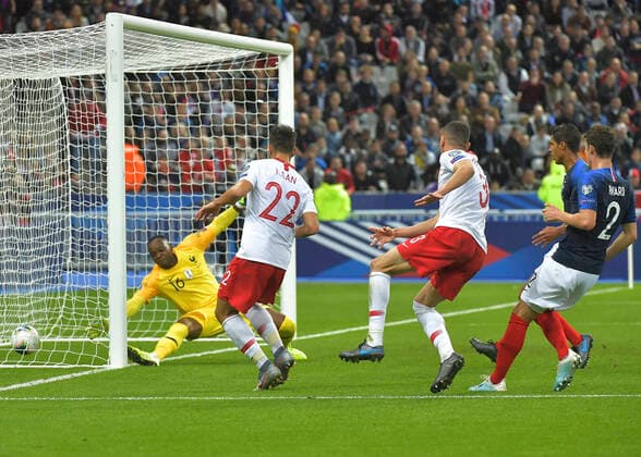 Egalisation de la Turquie but de Kaan Ayhan FOOTBALL : Match qualificatif Euro 2020 - France vs Turquie 14 10 2019 