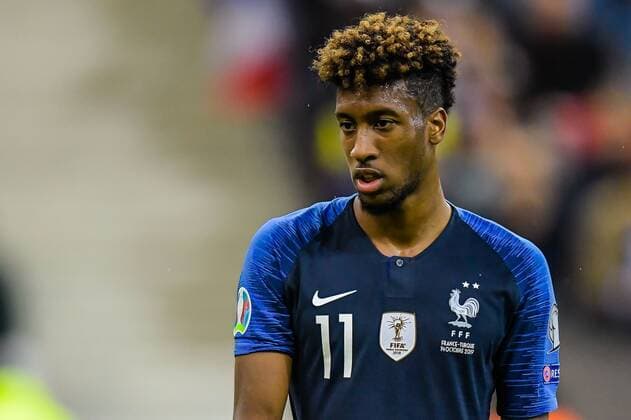 Kingsley Coman of France during the UEFA EURO, EM, Europameisterschaft,Fussball 2020 qualifier group C qualifying match between France v Turkye at Stade de France on October 14, 2019 in Paris, France UEFA EURO 2020 qualifier group H 2019 2020 xVIxANPxSportx xGerritxvanxKeulenxIVx 400063638
