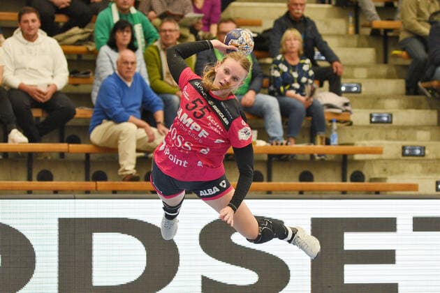 Sport Bilder des Tages Tamara Haggerty (TusSies Metzingen 55) TusSies Metzingen, Handball, HBF, Ligaspiel, 16.10.2019, Foto:TBaur Eibner FrischAuf Goeppingen vs. TusSies Metzingen Goeppingen Copyright: xEIBNER TobiasxBaurx EP_TBR