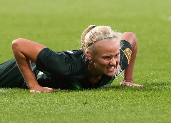 VfL vs Enschede, CL Frauen, Achtelfinale Wolfsburg, Deutschland. 16.10.2019, FUßBALL - VfL Wolfsburg vs FC Twente Enschede, Champions League Frauen, Achtelfinale, Saison 2019 20. Pernille Harder (VfL Wolfsburg) Wolfsburg