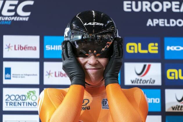 Bilder des Jahres 2019, Sport 10 Oktober Sport Themen der Woche KW42 Sport Bilder des Tages 16-10-2019 BAANWIELRENNEN: EUROPEES KAMPIOENSCHAP: APELDOORN Kyra Lamberink NED during UEC Track cycling, Rad, Radsport, Bahnrad, Bahn European Championship, EM, Europameisterschaft on October, 16 2019 in Apeldoorn, Netherlands. (Photo by SCS Sander Chamid UEC Track Cycling European Championship xVIxANPxSportx xSoenarxChamidxsportfotografiexIVx 400068838