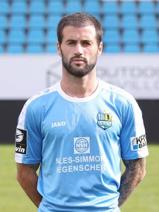 Teampraesentation Chemnitz Fussball 3.Liga Thomas Doyle; Chemnitzer FC; 3.Liga, Porträttermin 2019 2020 , Chemnitz, 16.10.2019, Stadion Chemnitz, Fussball ,