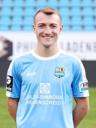Teampraesentation Chemnitz Fussball 3.Liga Daniel Bohl; Chemnitzer FC; 3.Liga, Porträttermin 2019 2020 , Chemnitz, 16.10.2019, Stadion Chemnitz, Fussball ,