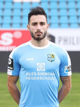 Teampraesentation Chemnitz Fussball 3.Liga Davud Tuma; Chemnitzer FC; 3.Liga, Porträttermin 2019 2020 , Chemnitz, 16.10.2019, Stadion Chemnitz, Fussball ,