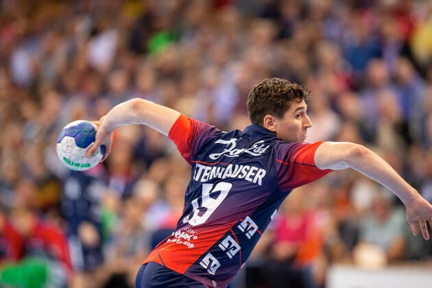 SG Flensburg-Handewitt vs Die Eulen Ludwigshafen, LIQUI-MOLY Handball Bundesliga, 17.10.19; Flensburg Marius Steinhauser (SG Flensburg-Handewitt, 19) Copyright: xBEAUTIFULxSPORTS MarioxM.xKobergx