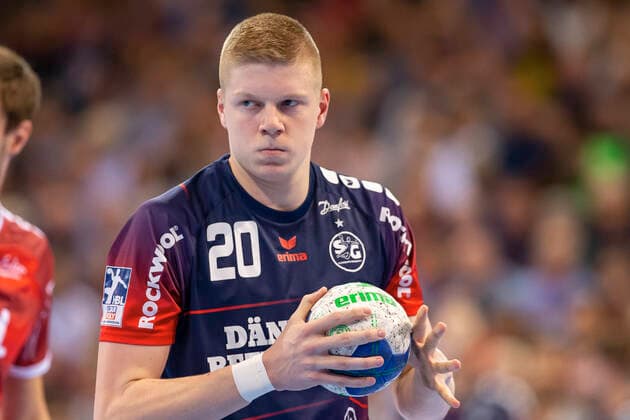 SG Flensburg-Handewitt vs Die Eulen Ludwigshafen, LIQUI-MOLY Handball Bundesliga, 17.10.19; Flensburg Niels Versteijnen (SG Flensburg-Handewitt, 20) Copyright: xBEAUTIFULxSPORTS MarioxM.xKobergx