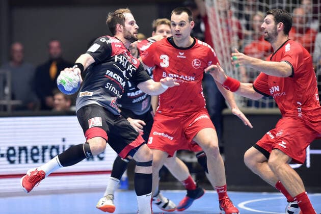 , GER, MT Melsungen - HC Erlangen, Handball, 1. Bundesliga Maenner, 17.10.2019, GER, MT Melsungen - HC Erlangen, Handball, 1. Bundesliga Maenner Melsungen Copyright: xEIBNER RolandxSippelx EP_RSL