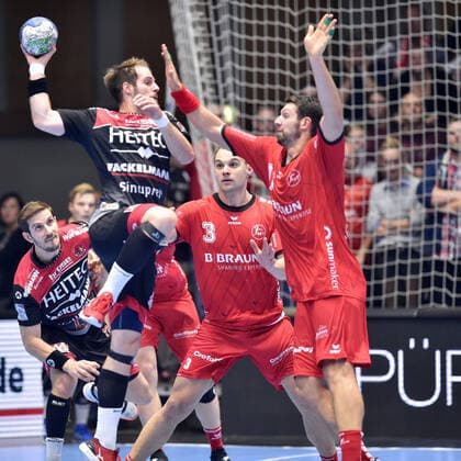 , GER, MT Melsungen - HC Erlangen, Handball, 1. Bundesliga Maenner, 17.10.2019, GER, MT Melsungen - HC Erlangen, Handball, 1. Bundesliga Maenner Melsungen Copyright: xEIBNER RolandxSippelx EP_RSL