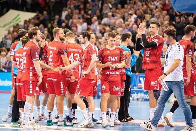 SG Flensburg-Handewitt vs Die Eulen Ludwigshafen, LIQUI-MOLY Handball Bundesliga, 17.10.19; Flensburg Die Eulen Ludwigshafen, Spielende Copyright: xBEAUTIFULxSPORTS MarioxM.xKobergx