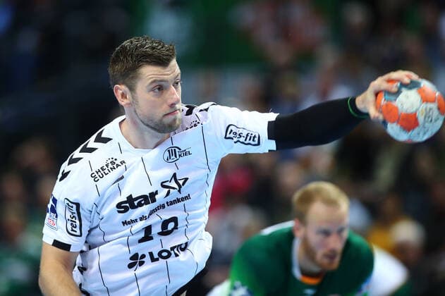 Niclas Ekberg (Kiel) beim Siebenmeter HSG Wetzlar vs THW Kiel, Handball, 1. Bundesliga, 17.10.2019 HSG Wetzlar vs THW Kiel, Handball, 1. Bundesliga, 17.10.2019 Wetzlar Copyright: xEIBNER RenexWeissx EP_RWS