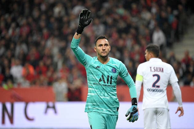 01 KEYLOR NAVAS (PSG) - FAIR PLAY FOOTBALL : Nice vs Paris SG - Ligue 1 Conforama - 18 10 2019 FEP Panoramic 