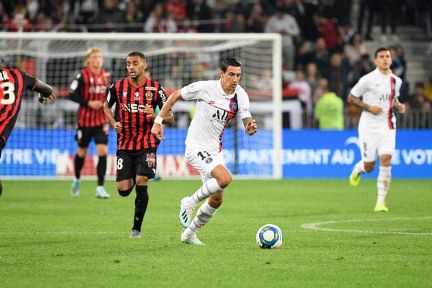 11 ANGEL DI MARIA (PSG) FOOTBALL : Nice vs Paris SG - Ligue 1 Conforama - 18 10 2019 FEP Panoramic 