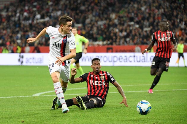21 ANDER HERRERA (PSG) FOOTBALL : Nice vs Paris SG - Ligue 1 Conforama - 18 10 2019 FEP Panoramic 
