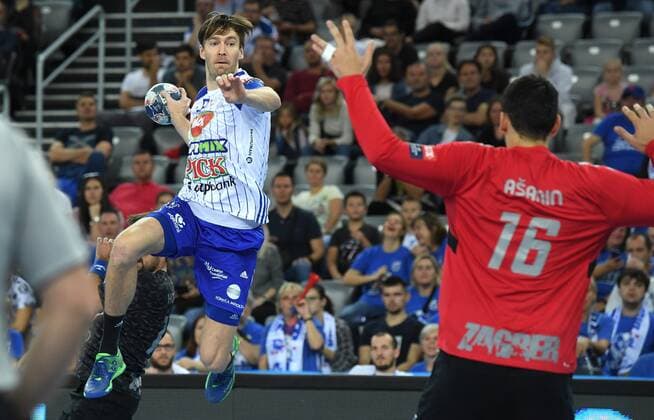 Zagreb: VELUX EHF Champions League, RK PPD Zagreb - SC MOL-Pick Szeged 20.10.2019., Croatia, Zagreb, Arena Zagreb, - VELUX EHF Liga Champions League, group A, 5th round, RK PPD Zagreb - SC MOL-Pick Szeged.  MarkoxLukunic PIXSELL