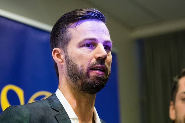 191022 Sveriges förbundskapten Henrik Signell presenterar VM-truppen under en presskonferens den 22 oktober 2019 i Stockholm. Copyright: ANDREASxLxERIKSSON BB191022AE004