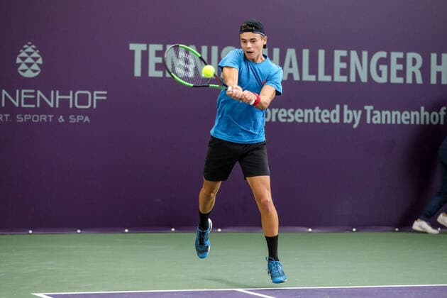 Niklas GUTTAU (GER), Tennis Challenger Hamburg 2019, ATP, Tennis Herren Challenger Tour, Hamburg, 22.10.2019,