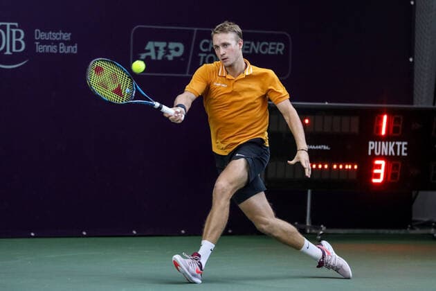 Jelle SELS (NED), Tennis Challenger Hamburg 2019, ATP, Tennis Herren Challenger Tour, Hamburg, 22.10.2019,
