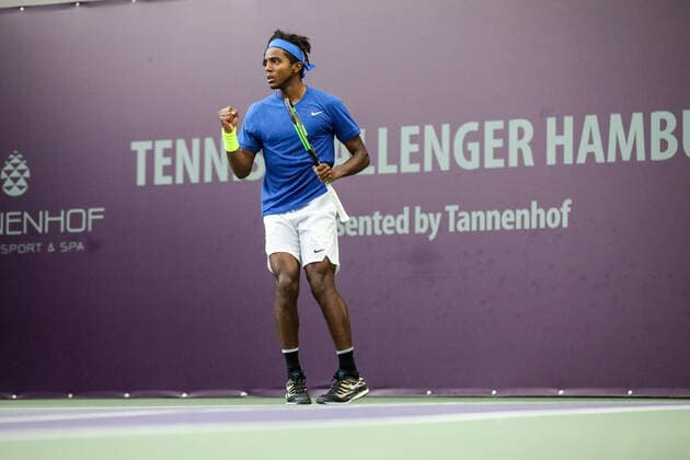 Elias YMER (SWE) 2 , Tennis Challenger Hamburg 2019, ATP, Tennis Herren Challenger Tour, Hamburg, 23.10.2019,